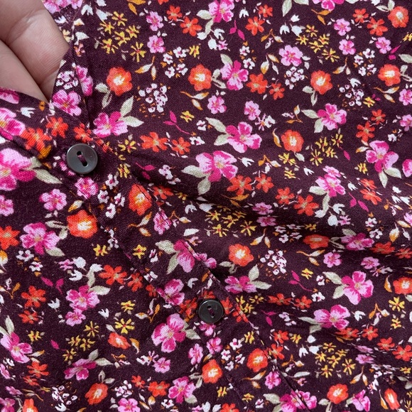 Old Navy Floral Maxi Dress - Red and Pink - Picture 4 of 5